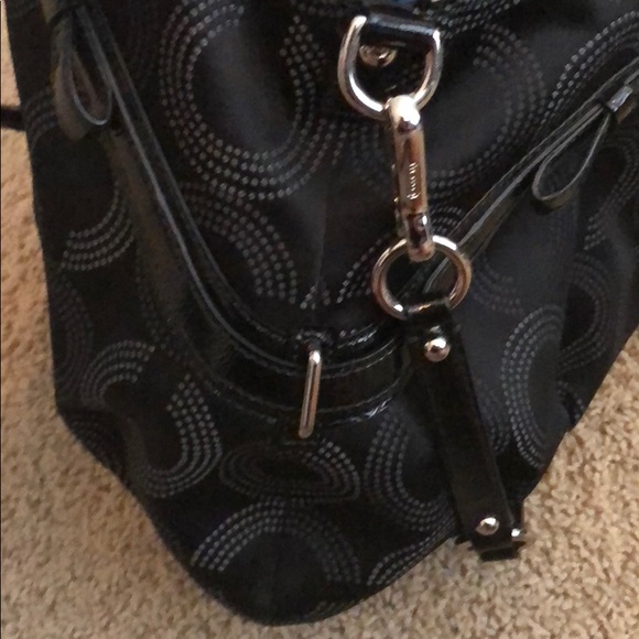 Black Coach Purse - Picture 5 of 6